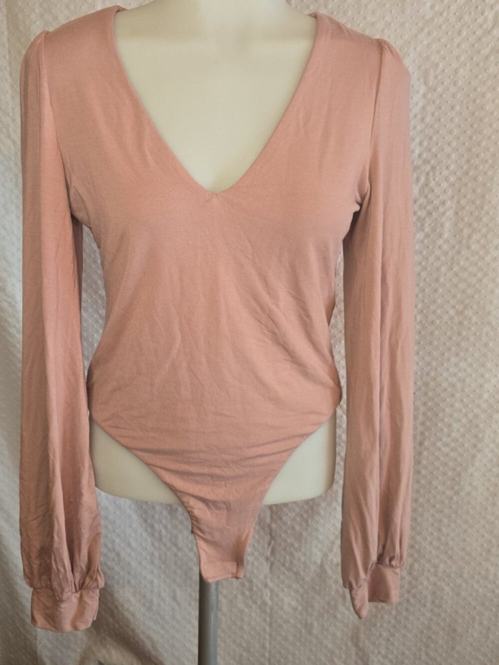 HALARA Dusty Rose Long Sleeve Bodysuit NWT
